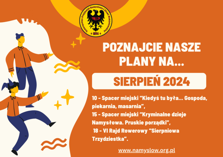 Co planujemy na sierpień?